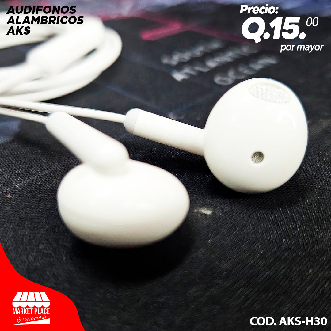 Audifonos alambricos AKS Excelente sonido