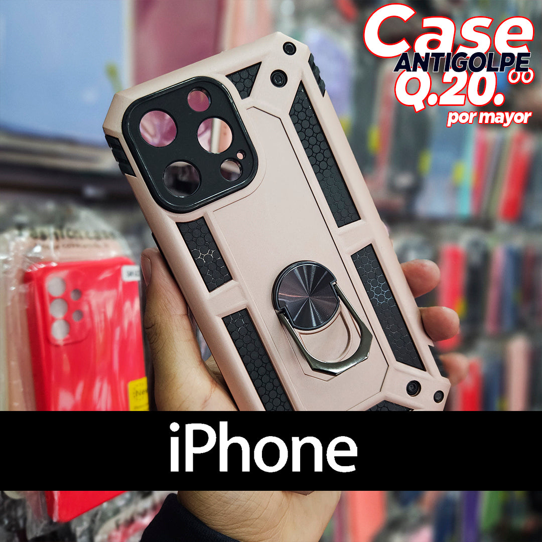 Estuche Antigolpe con Anillo iPhone
