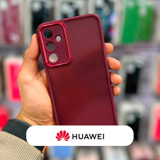 Estuche Fashion con orilla brillante para Huawei