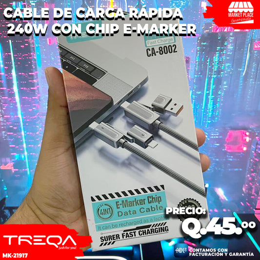 Cable de Carga Rapida 240 Watts