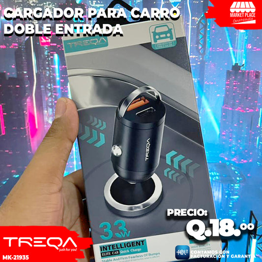 Cargador para Carro Doble Entrada