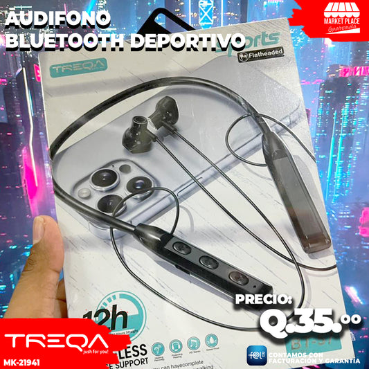 Audifono Bluetooth Deportivo con Cable