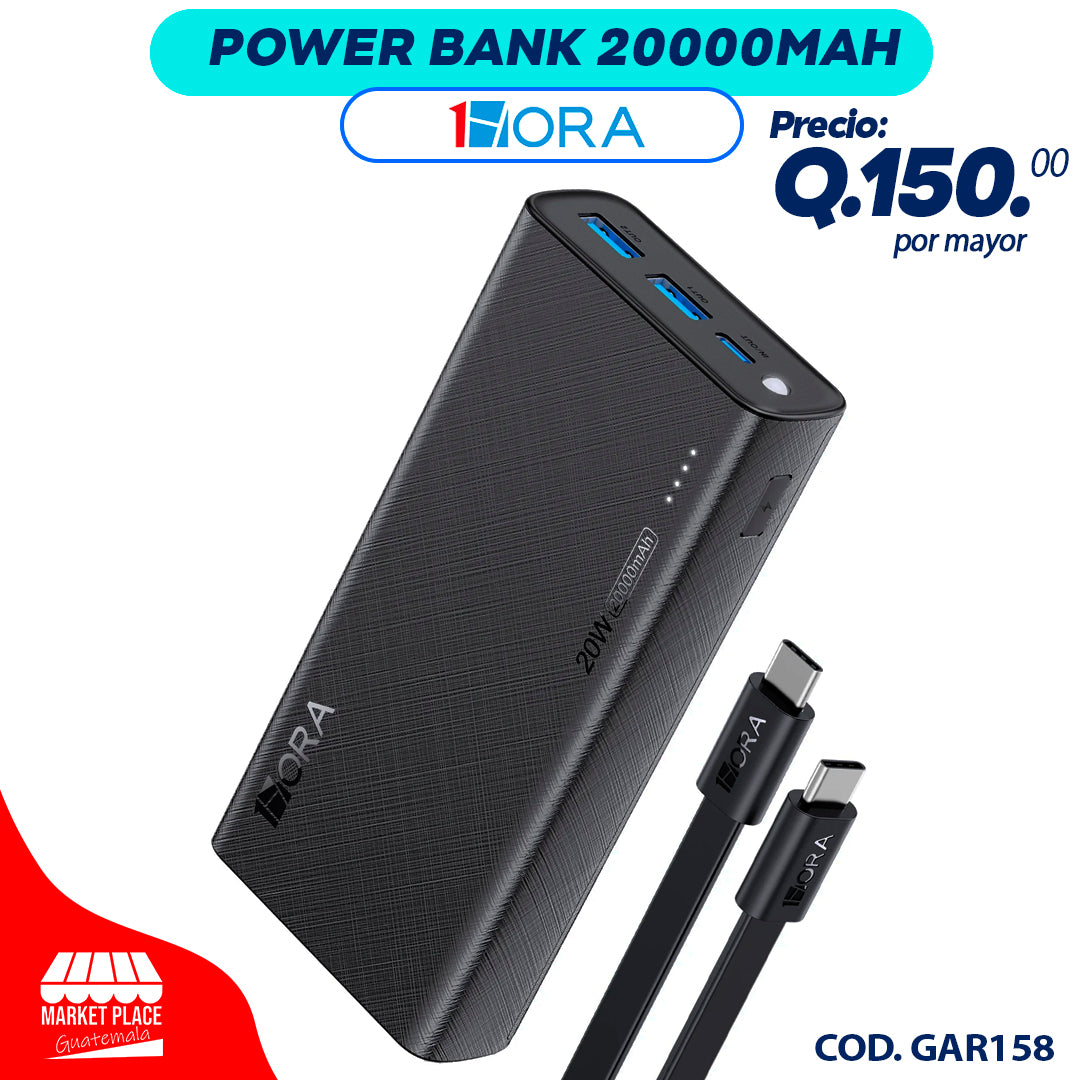 Power Bank 20000mAh GAR158