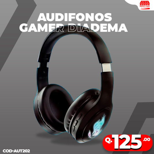 Audífonos Gamer Diadema Bluetooth AUT202