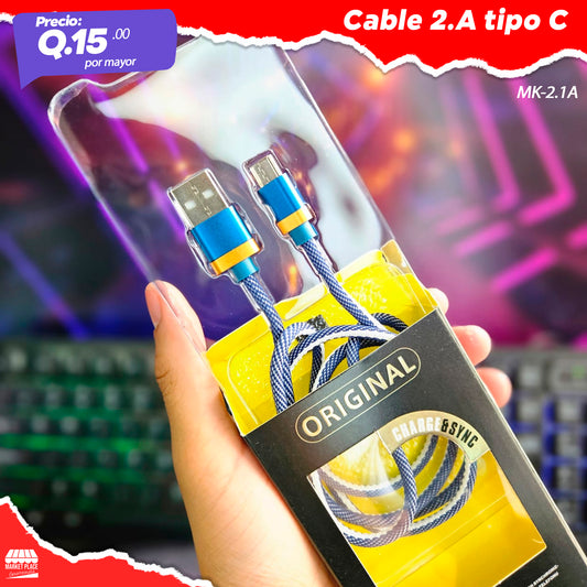 Cable 2.A tipo C MK-2.1A