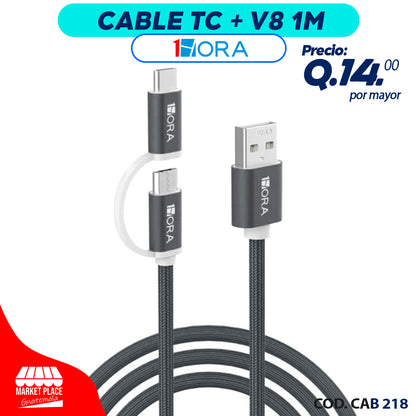 Cable TC + V8 1m Cab 218