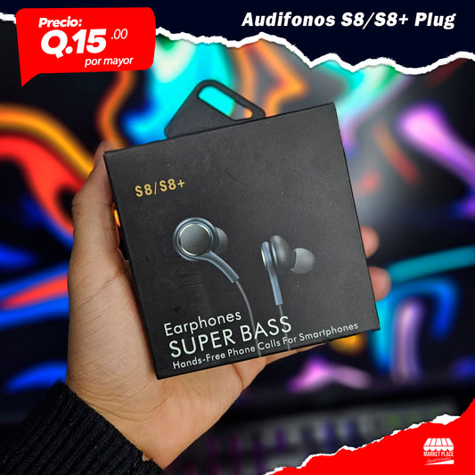 Audifonos S8+ tipo Plug