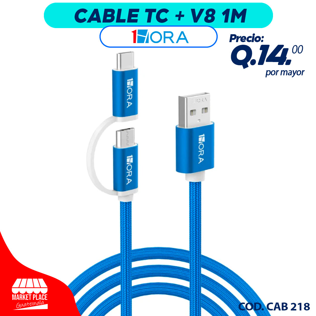 Cable TC + V8 1m Cab 218