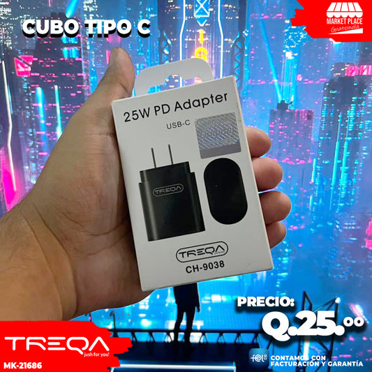 Cargador Tipo C a C de 25 Watts