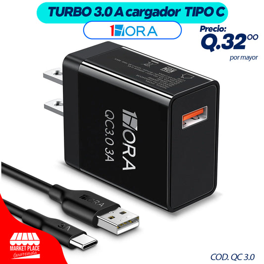 Turbo cargador tipo c  3.0A