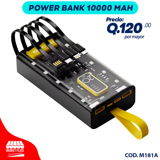 Power Bank 10000 miliamperios