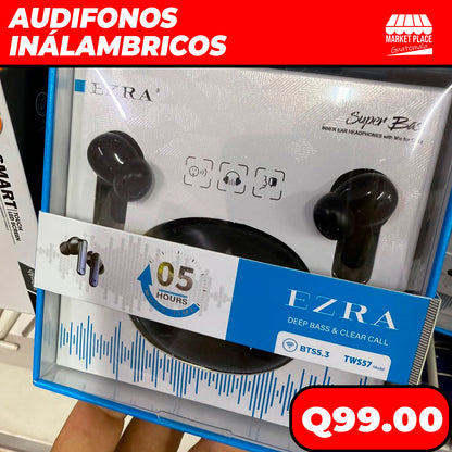 Audífonos Bluetooth marca EZRA
