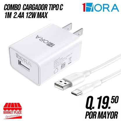 Combo cargador 2.4 a 12 watts