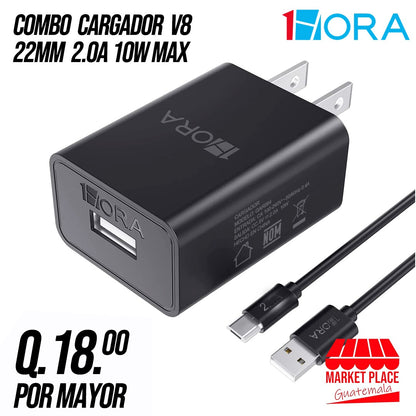 Combo cargador 2.0 a 10 watts