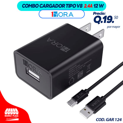 Combo cargador 2.4 a 12 watts