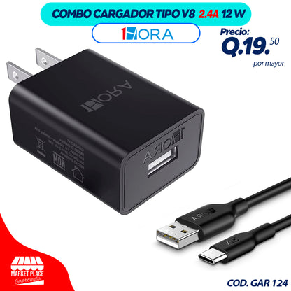 Combo cargador 2.4 a 12 watts